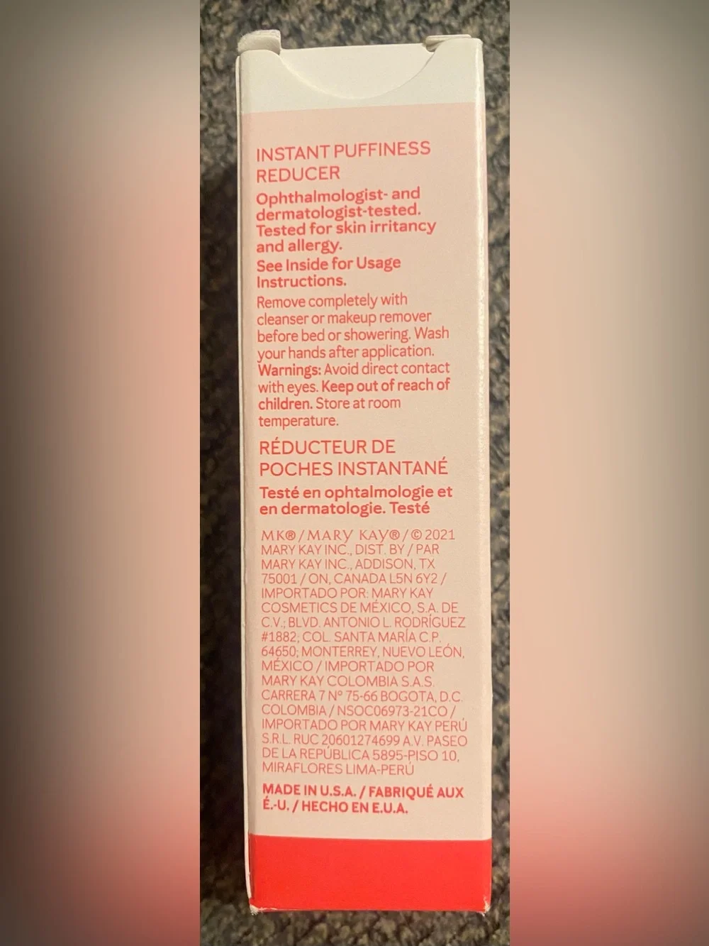 Mary Kay Eye Primer Instant Puffiness Reducer